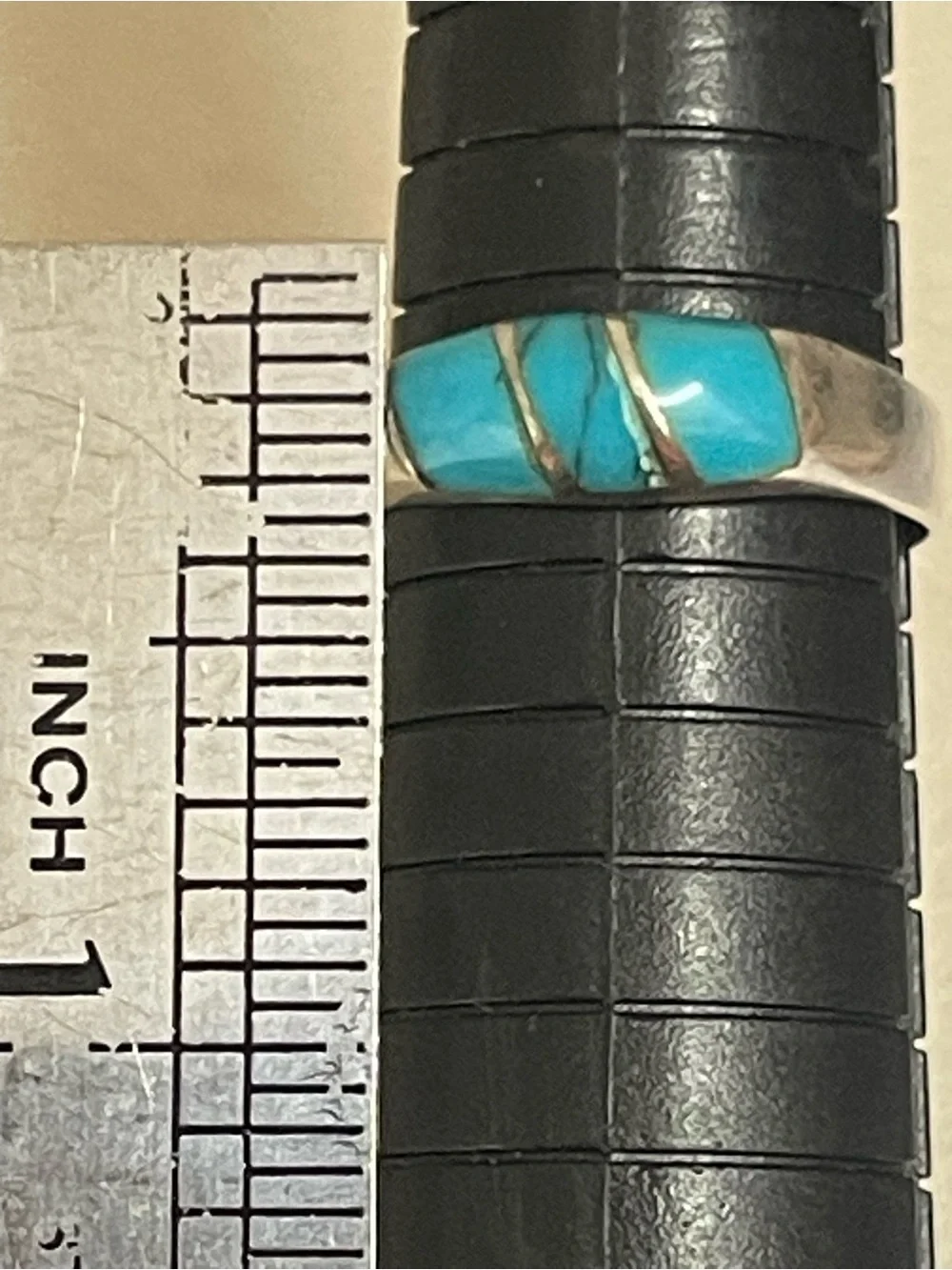 VTG southwest Sterling silver Turquoise ring Sz 8